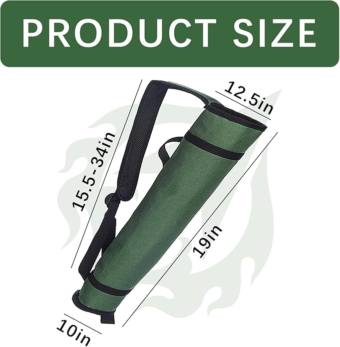 Archery Quiver Back and Hip Quivers Adjustable Arrow Backpack Bag Holder Side Hip Arrows Bag for Compound Recurve Bow Practice Target Hunting-StrideForce Fitness