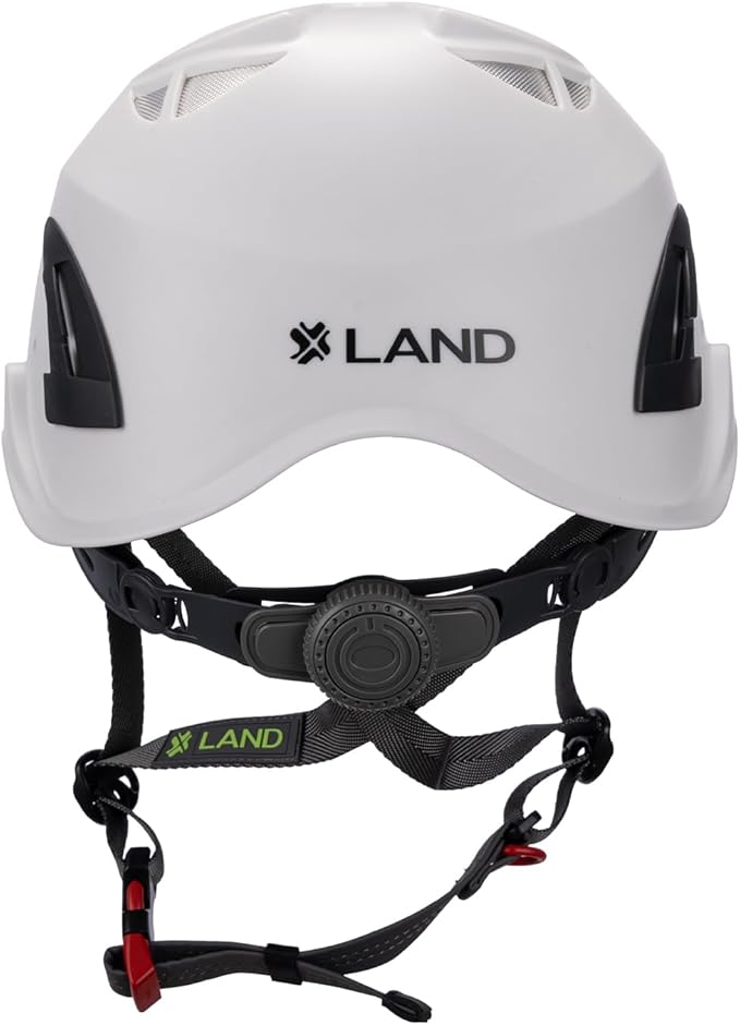 Land Helmets ClimbPro Safety Helmet for Rock Climbing – Lightweight & Durable Hard Shell with Adjustable Chin Strap and Accessory Slots – Ideal for Indoor & Outdoor Adventure-StrideForce Fitness