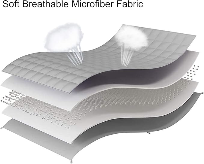 L'AGRATY Weighted Blanket - 60"x80" 17lbs Cooling Breathable Heavy Blanket Microfiber Material with Glass Beads for Adult All-Season Summer Fall Winter Soft Thick Comfort-StrideForce Fitness