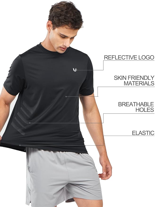 NORTHYARD Breathable 2.0™ Men's Athletic Workout T-Shirt-StrideForce Fitness