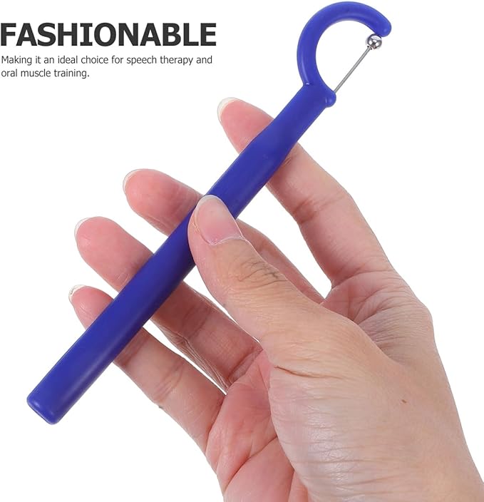 Ngue Muscle Training Tool 4pcs Tongue Tip Trainer for Boys and Girls Oral Stimulation Kit Speech Therapy Tool Portable