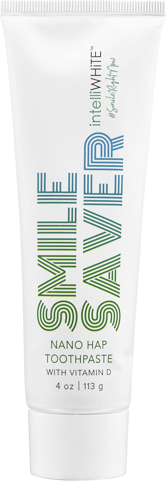 Smile Saver Hydroxyapatite (HAP) & Vitamin D Fluoride-Free Concentrated Toothpaste with Xylitol; Helps Deposit Minerals to Tooth Surface