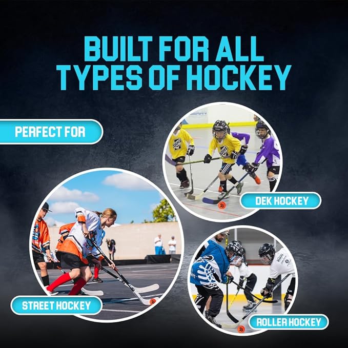 Premier Sports - 12-Pack All-Weather Street Hockey Balls – Durable, Low-Bounce, High-Visibility Balls with Reusable Storage Bag – Premier Regulation Size-StrideForce Fitness