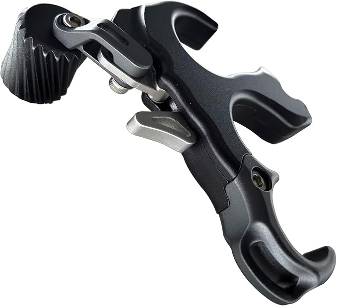 Compound Bow Aid Releaser with Wrist Straps and Adjustment Tool,Archery Release Aids with 3 Thumb Release Adjustable,Aluminum Alloy Aids.for Left and Right Handers.-StrideForce Fitness