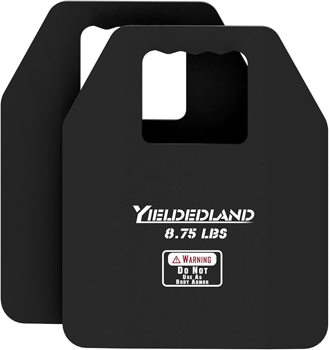 Curved Weight Vest Plates, 5.75/8.75lbs Pairs, Weighted Vest Men Woman, Strength and Endurance Training, Fitness Workouts, Running, Walking-StrideForce Fitness