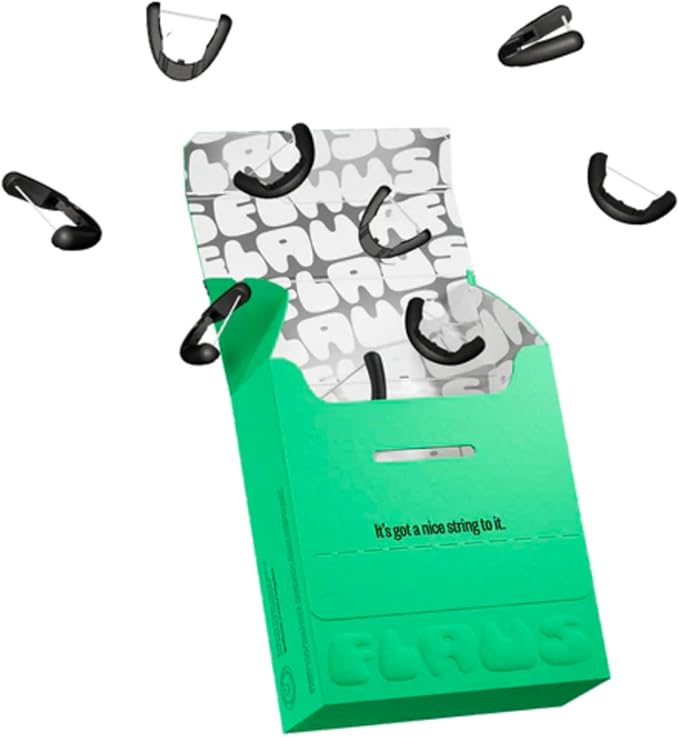 FLAUS Electric Flosser Refills (Shark Tank) 90ct Dental Floss Heads w/Extra Strong Woven Floss - No Break, Ultra Durable Refillable Floss Picks, Easy Glide Flossing Dentist Recommended Tooth Flossers