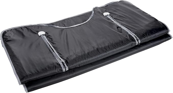 VEVOR Sauna Blanket, Portable Far Infrared Sauna for Home, Oxford Sauna Bag w/Arm Holes & Carbon Fiber Heating, 1-6 Level Adjustable Temp 95-176℉, 5-60 Minutes Timer, 71 x 31 in-StrideForce Fitness