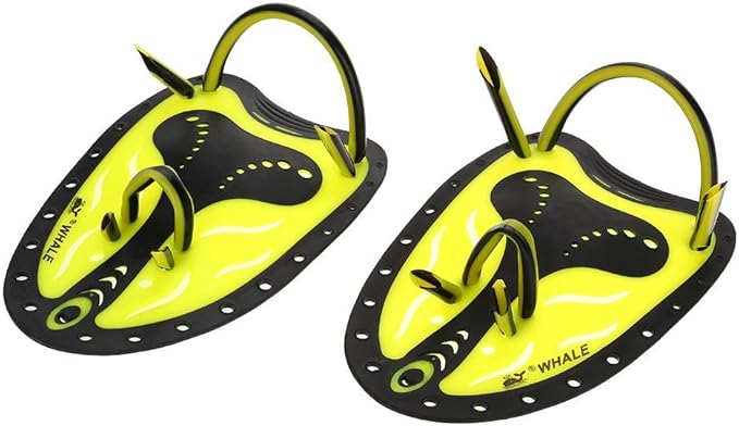 Swim Fins, Adjustable Kids Flippers for Swimming, Professional Swim Hand Paddles, Flat Paddles for Kids, Children, Men, Women-StrideForce Fitness