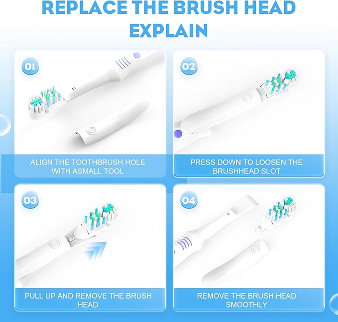 8X Electric Spin Toothbrush Heads Replacement Sensitive Dual Clean Rotating Sets Fit for Braun Oral B Cross Power 4732 3733 4734 Family Bathroom Necessary