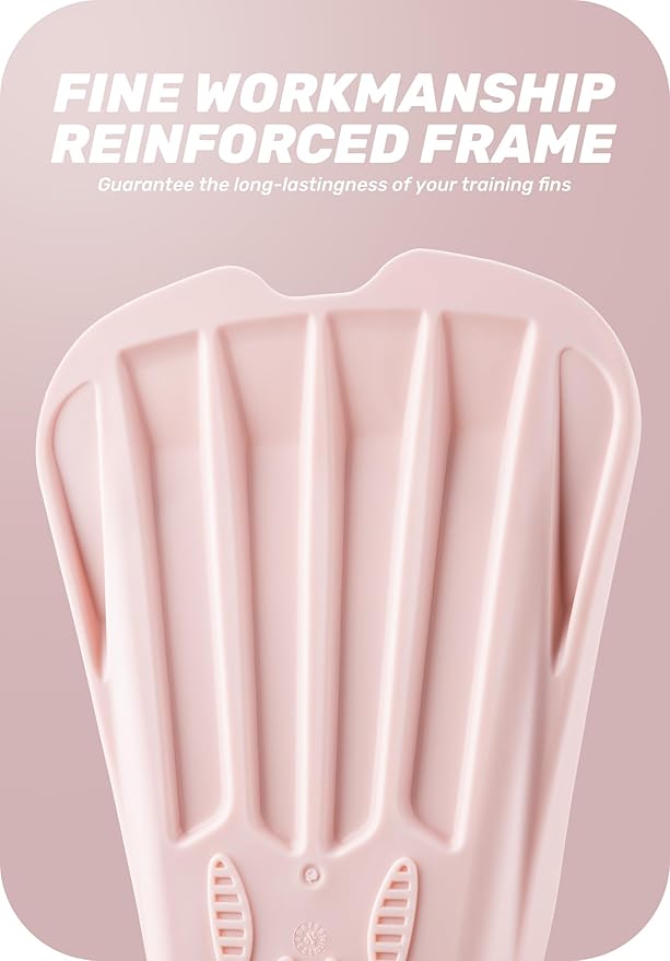 CAPAS Swim Training Fins Comfortable Silicone Lap Swimming Short Blade Floating Flippers with Mesh Bag for Adult Men Women Build Leg Strength-StrideForce Fitness