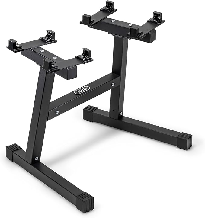 SMRTFT NUOBELL Adjustable Dumbbells | The Original All-in-One NUOBELL Adjustable Dumbbell Set | Feel Real Like Traditional Dumbbells | Highly Durable | Best 2 Year Warranty-StrideForce Fitness