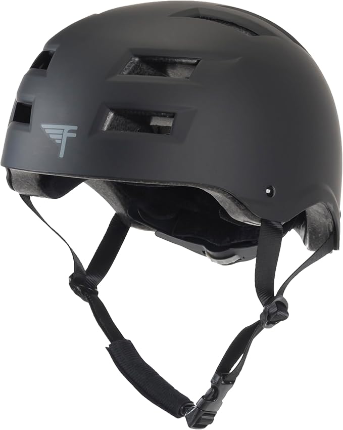 Flybar Bike Helmet- Multi Sport Dual Certified Adjustable Dial, Lightweight Skateboard Helmet, Roller Skating, Pogo, Electric Scooter, Snowboard, Boys and Girls Kids- Adults Helmets-StrideForce Fitness