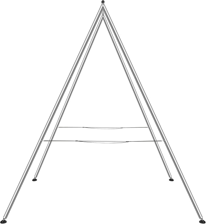 VEVOR Aerial Yoga Frame, 9.67 ft Height Swing Stand, Max 551.15 lbs Load Chrome-Plated Steel Pipe Inversion Yoga Rig for Indoor Outdoor Use-StrideForce Fitness