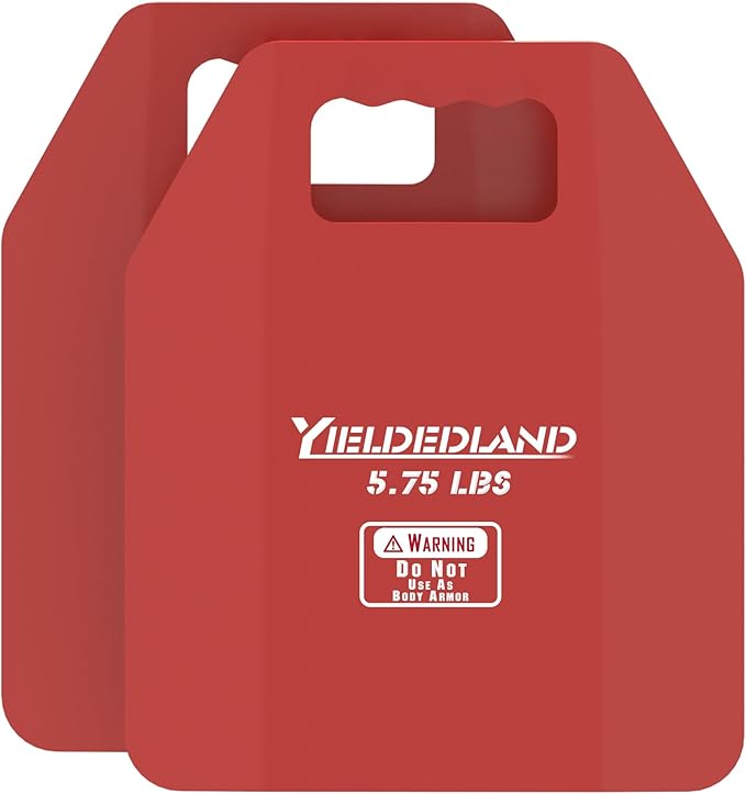 Curved Weight Vest Plates, 5.75/8.75lbs Pairs, Weighted Vest Men Woman, Strength and Endurance Training, Fitness Workouts, Running, Walking-StrideForce Fitness