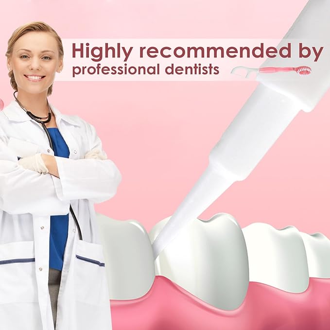 YIBLBOX 5 in 1 Toothbrush & Floss,5 in 1 mini Toothbrush & Floss & Tongue Scraper & Toothpick Set,Disposable Toothbrushes with Toothpaste, Portable Oral Care for Travel Work