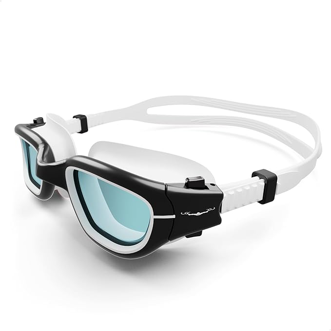 AqtivAqua Swimming Goggles for Kids, MINI-DX Wide View Swim Goggles for Kids Boys Girls, Anti Fog No Leaking-StrideForce Fitness