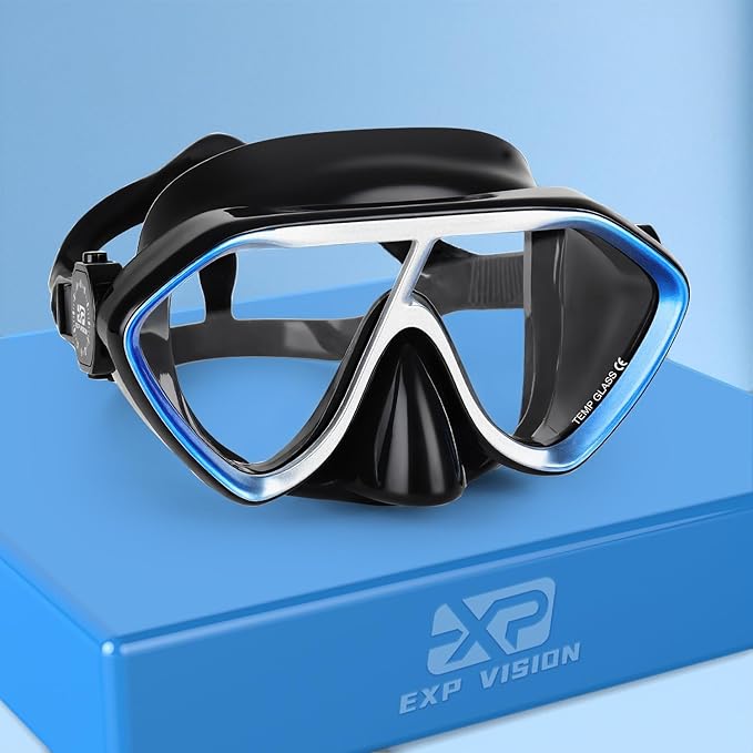 Scuba Diving Mask for Adults - Premium Anti-Fog Snorkeling Mask Comfortable & Leak-Proof Swim Goggles with Nose Cover for Scuba Diving, Snorkeling & Underwater Adventures-StrideForce Fitness