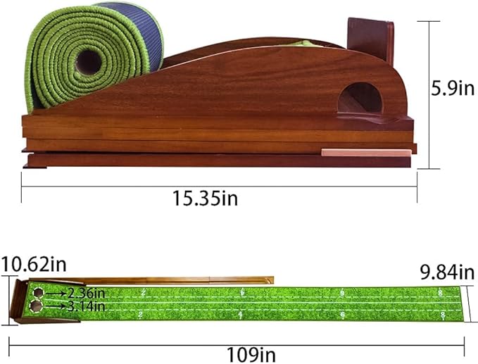 Golf Putting Mat for Various Skill Levels-StrideForce Fitness