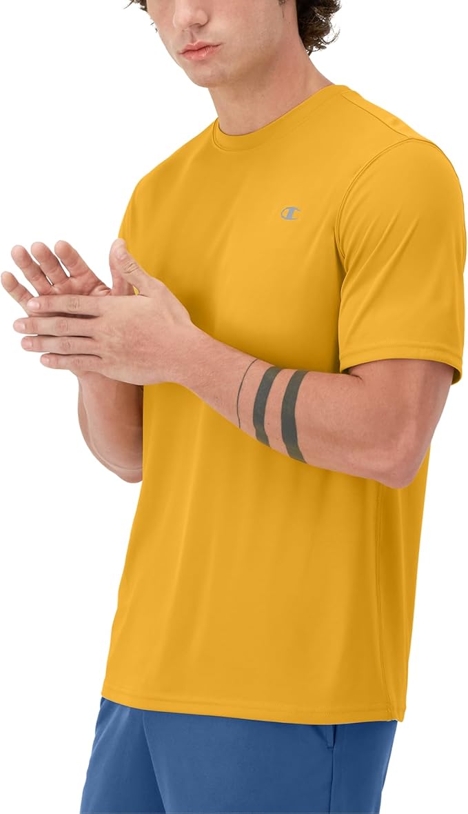 Champion Men's T-shirt, Sport Tee, Moisture Wicking, Anti Odor, Athletic T-shirt for Men (Reg. Or Big & Tall)-StrideForce Fitness