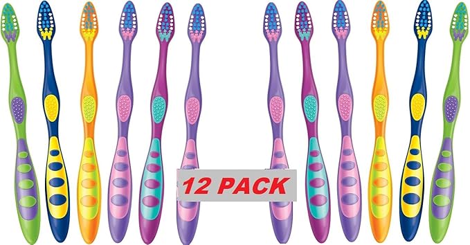 Kids Toothbrush Soft Bristles 1-Count (Pack of 12)