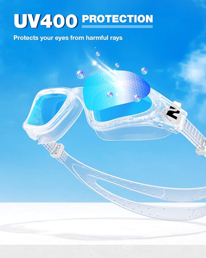 ZIONOR Swim Goggles, G1 SE Swimming Goggles Anti-fog for Adult Men Women-StrideForce Fitness