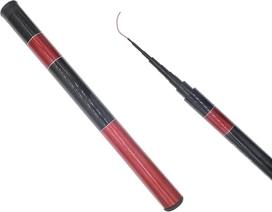 Telescopic Tenkara Rod in 4.9ft/8.8ft/11.8ft-Ultralight Travel Fishing Rods-Portable Collapsible Bass Crappie Rod-Retractable Fishing Pole -Tenkara Fishing Rod-StrideForce Fitness