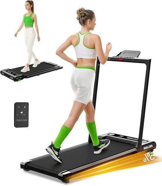 Walking Pad Treadmill, 330lbs Capacity, Compact Walking Pad, 2.5HP Desk Treadmills, 45dB Silent Operation, Foldable Treadmill with Remote Control, for Home Office-StrideForce Fitness