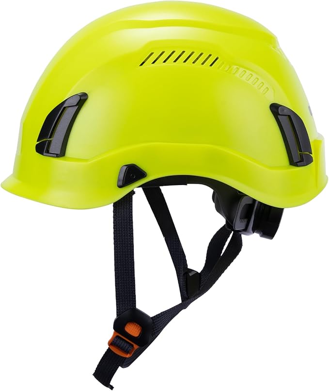 Land Helmets EcoPro Safety Helmet - ANSI/ISEA Z89.1-201 Type 1 Class C Vented - OSHA Approved - Lightweight Helmet with 6 Pt Suspension for Arborist, Industrial & Fall Protection-StrideForce Fitness