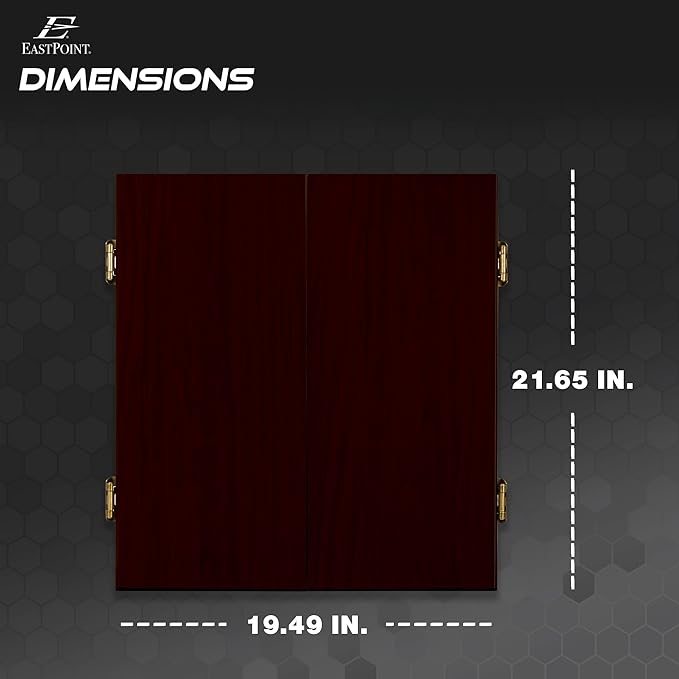 EastPoint Sports Bristle Dartboard and Cabinet Sets- Features Easy Assembly - Complete with All Accessories-StrideForce Fitness
