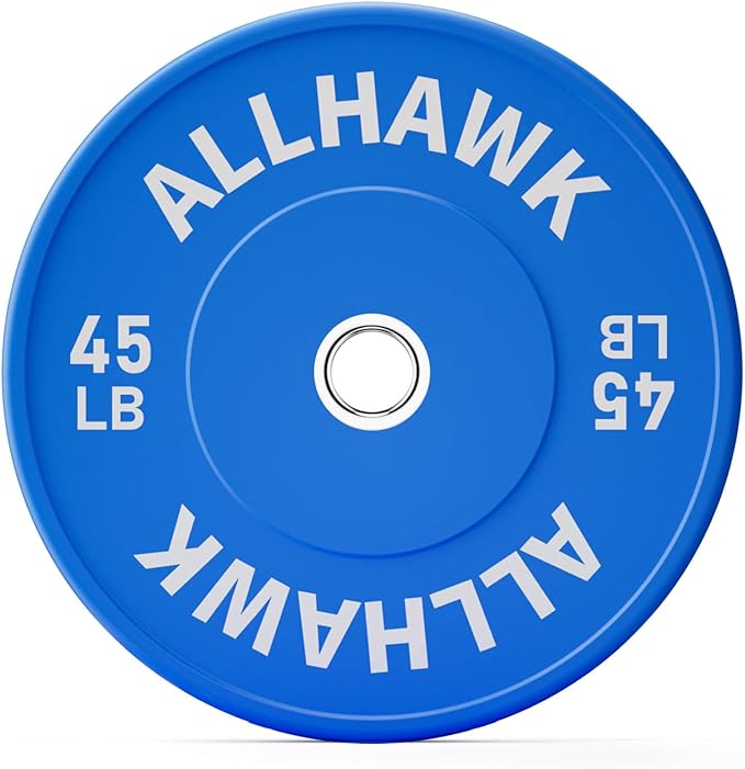 Colorful Olympic Bumper Plates, 2-inch Stainless Steel Insert, Virgin Rubber Weight Plate Set for Barbell Weight Lifting and Strength Training Home Gym-StrideForce Fitness