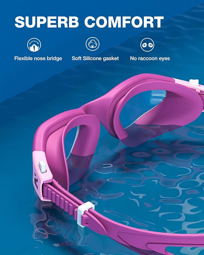 ZIONOR Swim Goggles, G1 SE Swimming Goggles Anti-fog for Adult Men Women-StrideForce Fitness