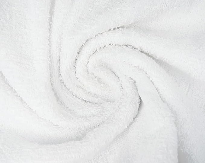 CH White Bath Towels Bulk - 22 x 44 Inches, 100% Cotton Economy Light Weight Towels for Commercial Use - Quick Dry, Ultra-Soft, and Absorbent Bulk Towels (6 Pack)-StrideForce Fitness