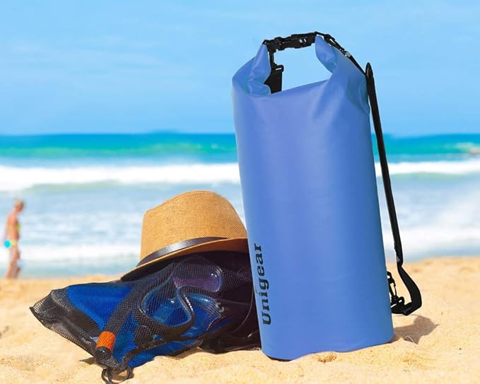 Unigear Dry Bag Waterproof, 2L/5L/10L/20L/30L/40L Floating and Lightweight Bags for Kayaking, Boating, Fishing, Swimming and Camping with Waterproof Phone Case-StrideForce Fitness