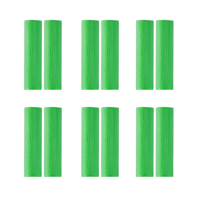 12PCS Aligner Chew, Aligner Trays Chompers for Invisalign, Orthodontic Chompers Retainer Trays Seaters with Travel Carrying Case (Green)