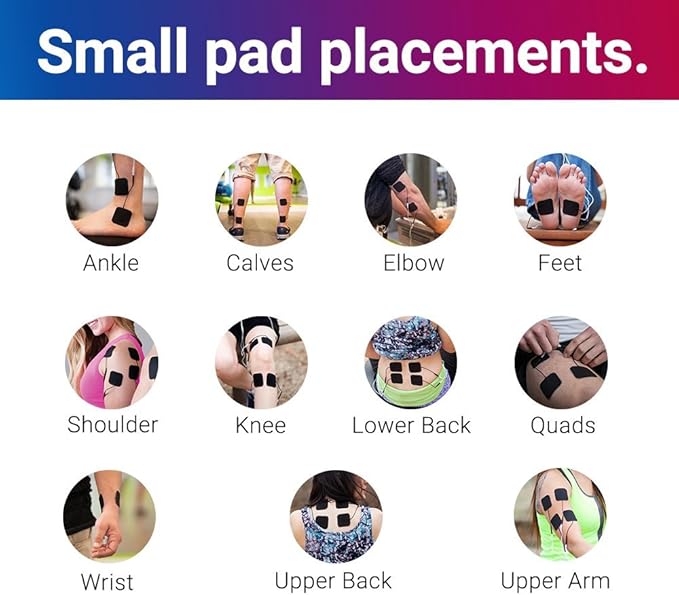 iReliev TENS Unit + EMS Muscle Stimulator Comes with 14 Therapy Modes, Premium Pain Relief and Recovery System, Rechargeable, Large Back Lit Display, Large and Small Electrode Pads-StrideForce Fitness