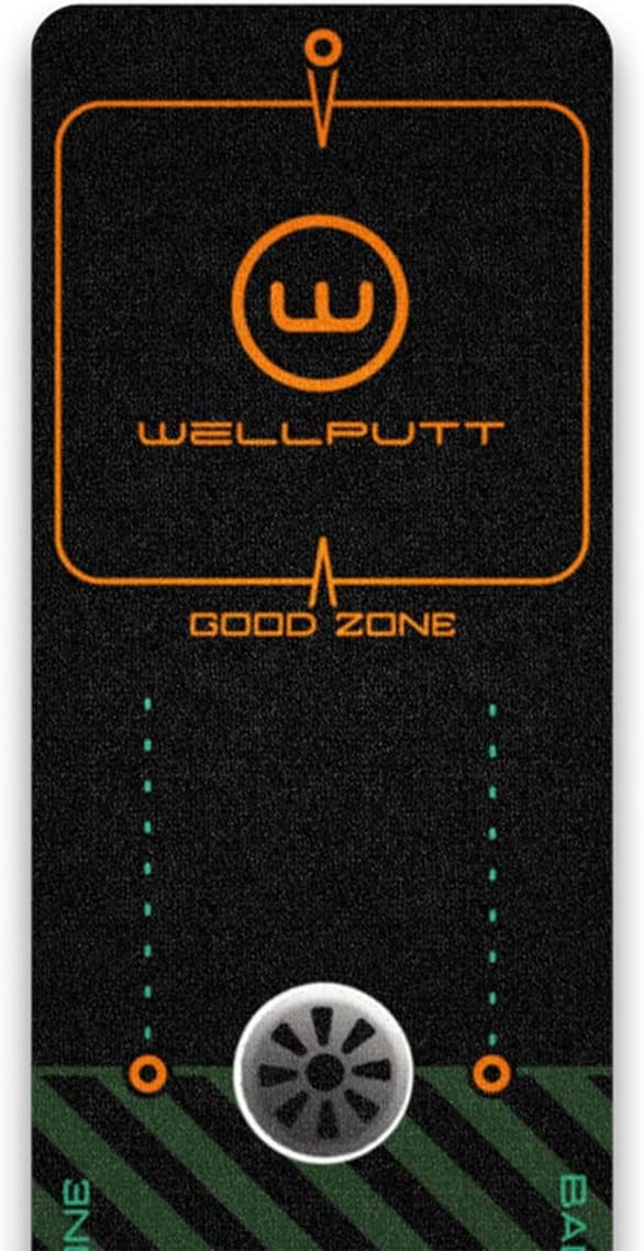 WELLPUTT - Golf Putting Training Mat - 10ft First-StrideForce Fitness