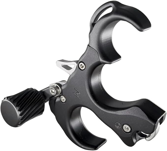 Compound Bow Aid Releaser with Wrist Straps and Adjustment Tool,Archery Release Aids with 3 Thumb Release Adjustable,Aluminum Alloy Aids.for Left and Right Handers.-StrideForce Fitness