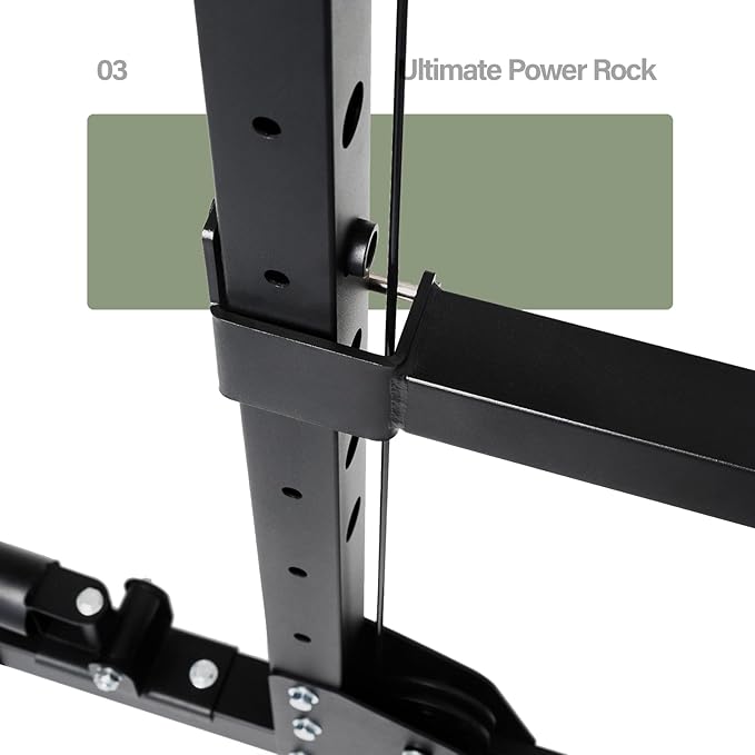 MAJOR FITNESS Drone1 Power Cage - Multi-Function Power Rack for Home Gym, Squat Rack, Cable Crossover System, for Strength Training, Heavy-Duty Steel Construction-StrideForce Fitness