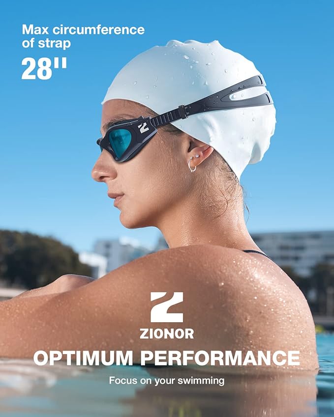 ZIONOR Swim Goggles, G1 SE Swimming Goggles Anti-fog for Adult Men Women-StrideForce Fitness