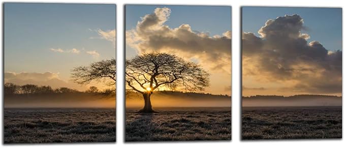 Yetaryy Inspirational Wall Art Tree of Life landscape Motivational Canvas Painting Modern Inspiring Entrepreneur Quotes Posters and Prints Artwork Inspiration Motivation Office Home Decorations-StrideForce Fitness