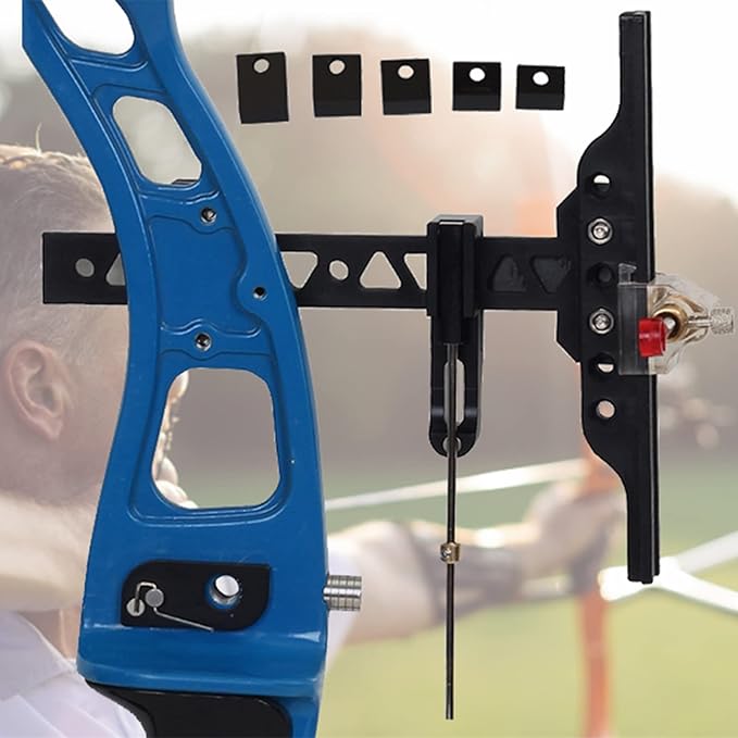 SOPOGER Archery Clicker Magnetic Recurve Bow Clicker Aluminum Bow Sight Clicker with Adjustable Slider Arrow Shooting Signal Bow Accessories for Hunting,Shooting,Competition-StrideForce Fitness