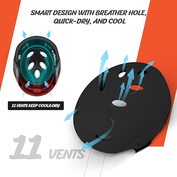 Vihir Adult Water Sports Helmet with Ears - Adjustable Helmet,Perfect for Kayaking, Boating,Surfing-StrideForce Fitness