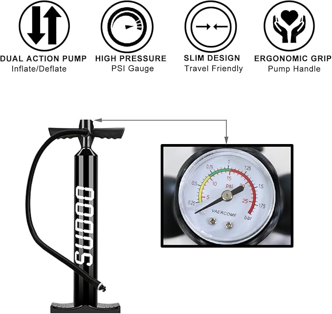 Inflatable Stand Up Paddle Board 10‘x30‘‘- Ultra-Light SUP with Backpack, Pump, Paddle, Coil Leash, 3 Fins, Repair Kit, Stable Design, Non-Slip EVA Deck for Adults & Youth-StrideForce Fitness