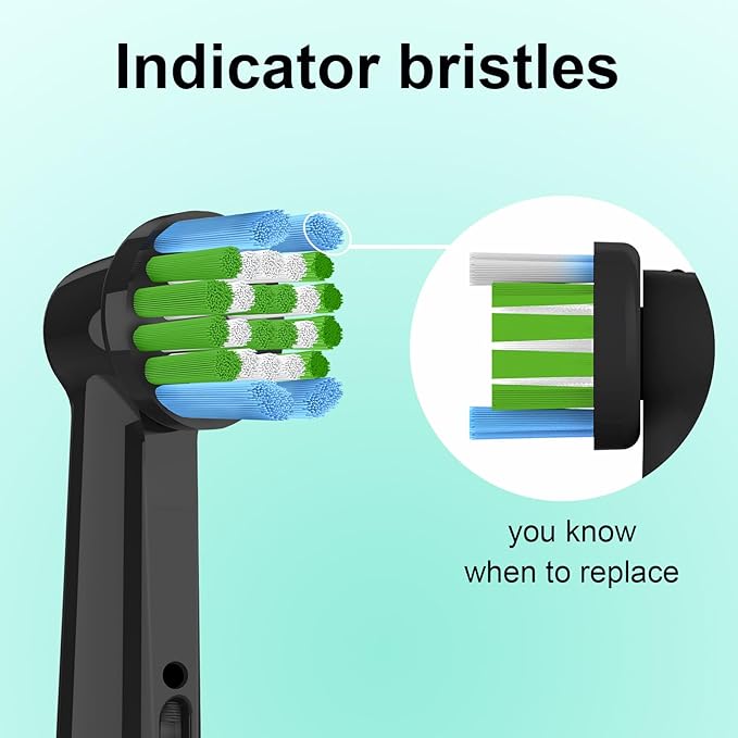 Replacement Heads Compatible with Braun Oral B Pro 1000/7000/9600/5000,Electric Toothbrush Heads Brush Heads Compatible with Oral B Braun