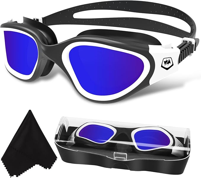 WIN.MAX Polarized Swimming Goggles Swim Pool Goggles Anti Fog Anti UV No Leakage Clear Vision for Men Women Adults Teenagers-StrideForce Fitness