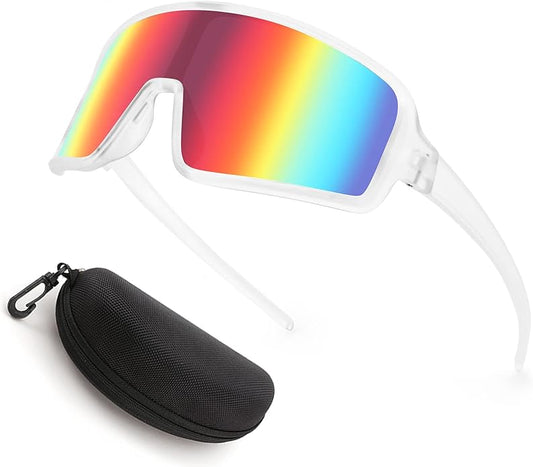 Karsaer Vision Sports Sunglasses Cycling Glasses Baseball Softball Sunglasses Unisex for Adult Youth Kids Boys Girls 8-16-StrideForce Fitness