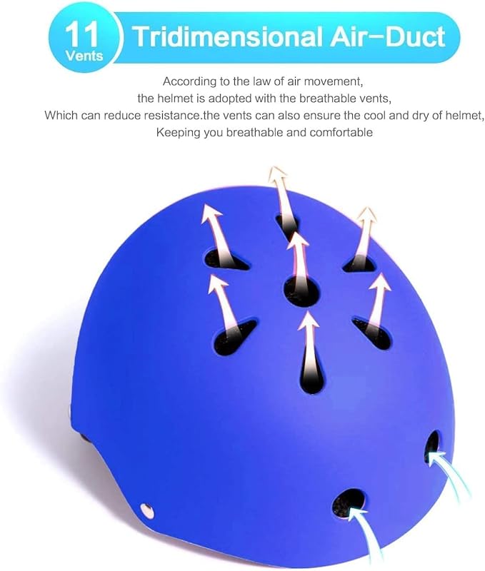 Adjustable Helmet for Ages 5-16 Kids Toddler Boys Girls Youth,Protective Gear with Elbow Knee Wrist Pads for Multi-Sports Skateboarding Bike Riding Scooter Inline skatings Longboard Roller Skate-StrideForce Fitness