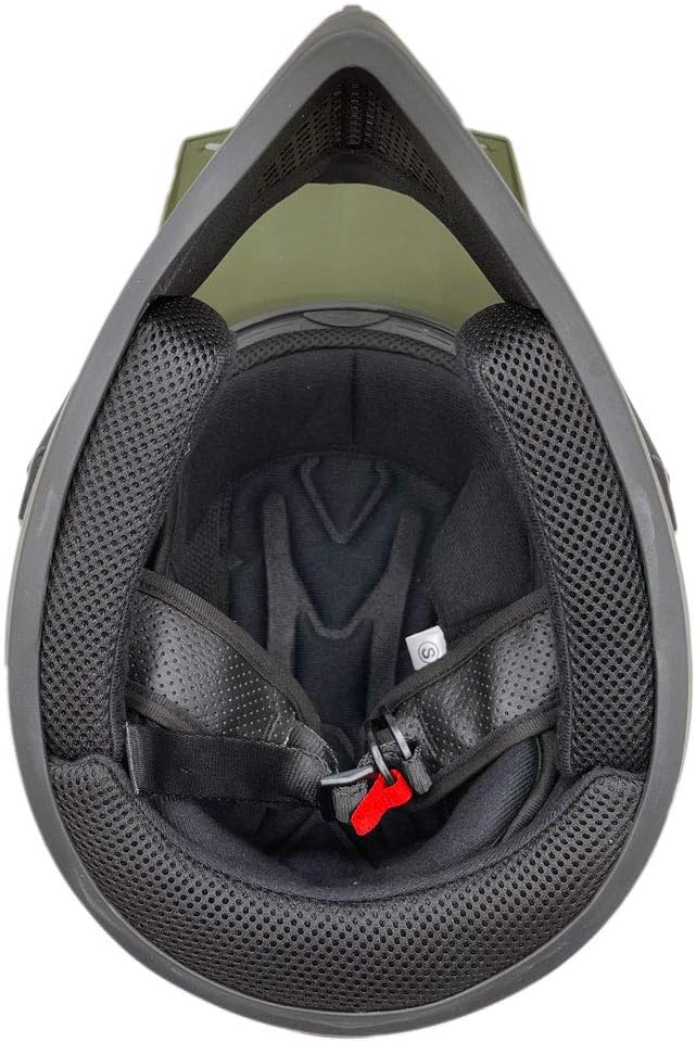 MMG Adult Motorcycle Off Road Helmet DOT - MX ATV Dirt Bike Motocross UTV - with Goggles-StrideForce Fitness