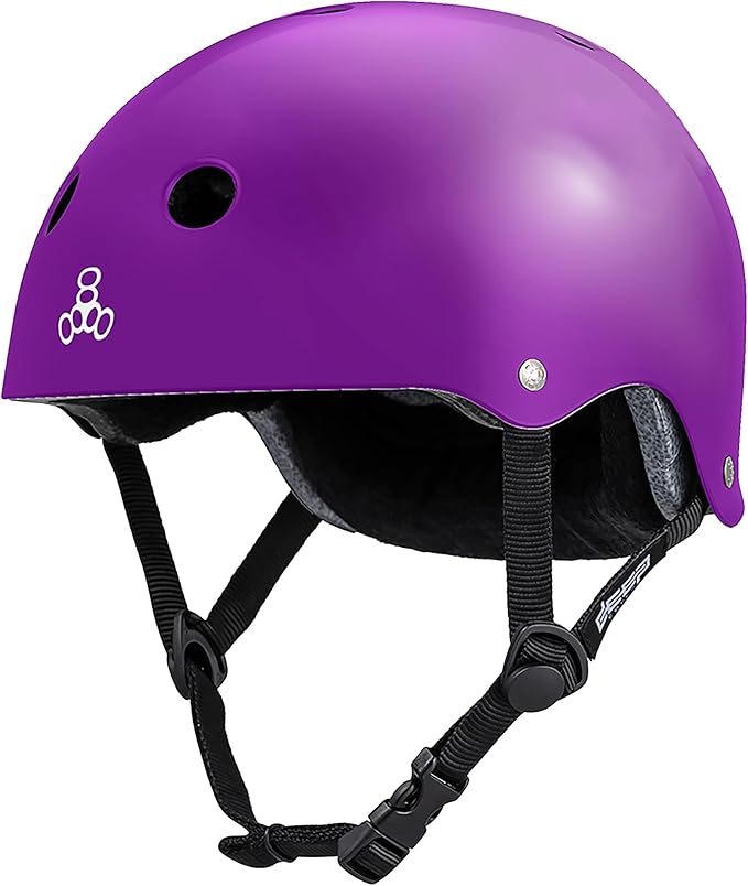 Triple Eight Deep Cover Helmet - Ideal for Skateboarding, Bicycling, BMX, and Roller Skating-StrideForce Fitness
