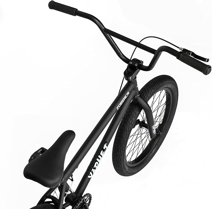 Freestyle BMX Bike, 20 Inch Yaphet Bicycle for Teen Beginner and Adult Riders, Bike with Hi-Ten Steel Frame, Multiple Colors-StrideForce Fitness